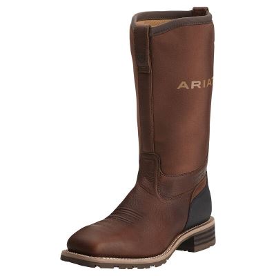 Ariat Western: Hybrid All Weather Waterproof Steel Toe Zapatos de Seguridad Hombre - Marrones (VPOSL